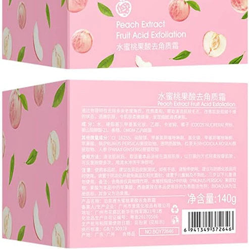Peach Extract Fruit Acid Exfoliating Face Gel Cream
