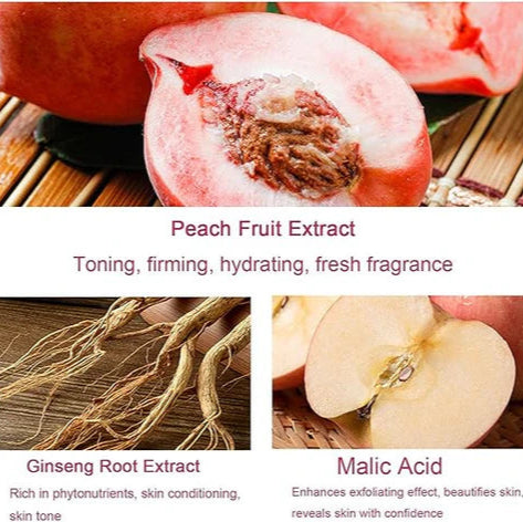 Peach Extract Fruit Acid Exfoliating Face Gel Cream